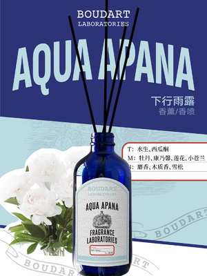 أكوا أبانا ريد ديفوزور عطر زجاجية زجاجة زيت أساسي رائحة عصي الروتان للديكور المنزلي