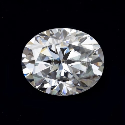 DEF لون Moissanite VVS تمرير الماس اختبار فضفاض بيضاوي Moissanite الحجارة