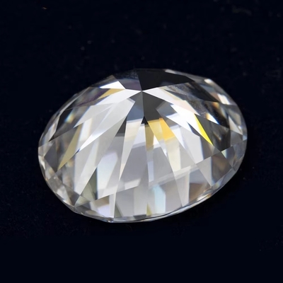 DEF لون Moissanite VVS تمرير الماس اختبار فضفاض بيضاوي Moissanite الحجارة