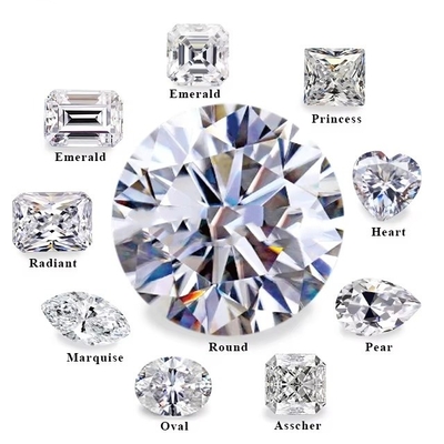 DEF لون Moissanite VVS تمرير الماس اختبار فضفاض بيضاوي Moissanite الحجارة