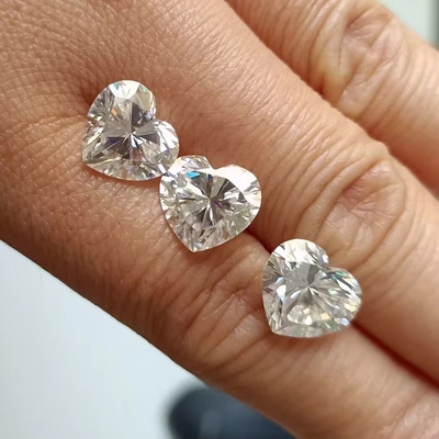 بيع بالجملة مجوهرات موسانيت الماس 1ct شكل القلب للخواتم