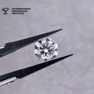 0.5ct 1ct 1.5ct 2ct 3ct بيضاء فضفاضة موسانيت الماس HPHT CVD مختبر الماس النضج