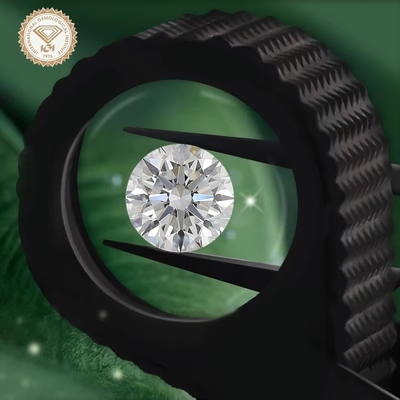 0.5ct - 3ct E لون فضفاض معتمد مختبر الماس المخلوق موسانيت HPHT الماس CVD