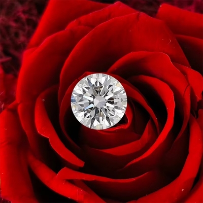 0.5ct - 3ct E لون فضفاض معتمد مختبر الماس المخلوق موسانيت HPHT الماس CVD