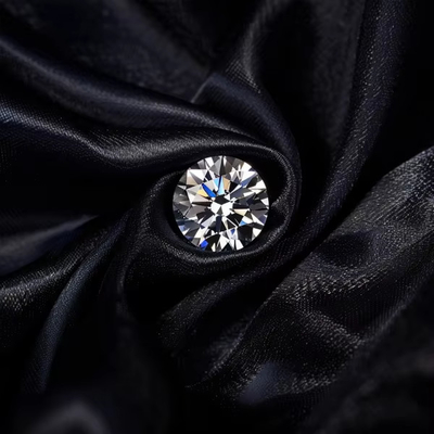 5mm-20mm VVS1 أبيض مستديرة قطع فضفاضة Moissanite الحجر المعالجة بالحرارة للقراطين Stud
