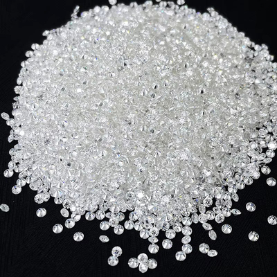 الحجم الصغير الجولة الميلي موسانيت 1.0 CT لكل حزمة مع تأثيرات ضوئية اللون