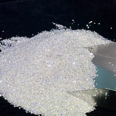الحجم الصغير الجولة الميلي موسانيت 1.0 CT لكل حزمة مع تأثيرات ضوئية اللون