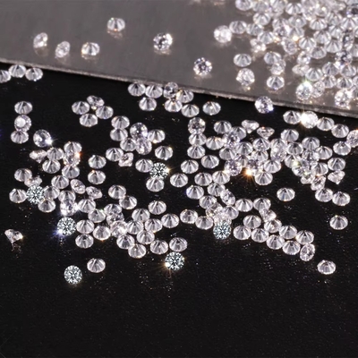 1000 قطعة / حزمة 5A Melee White CZ Stone Loose Cubic Zirconia للنساء مجوهرات موسانيت