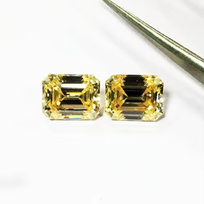 GRA موزانيت وردي Gem Radiant Cut VVS فضفاضة الزمرد موسانيت الماسية الأميرة قطع موسانيت حلقة موسانيت وردية