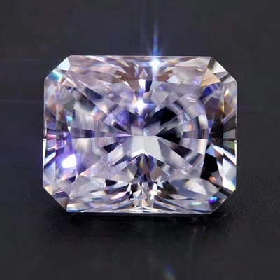 GRA موزانيت وردي Gem Radiant Cut VVS فضفاضة الزمرد موسانيت الماسية الأميرة قطع موسانيت حلقة موسانيت وردية