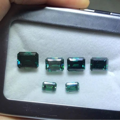 GRA موزانيت وردي Gem Radiant Cut VVS فضفاضة الزمرد موسانيت الماسية الأميرة قطع موسانيت حلقة موسانيت وردية