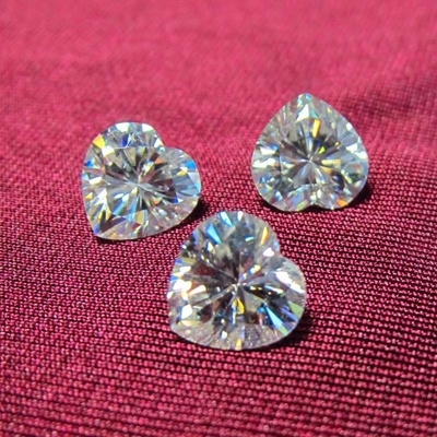 البيع بالجملة الموسانيت تمرير الماس اختبار GRA الحجارة D لون شكل مستدير الماس فضفاض Moissanite moissanite أقراط حلقة