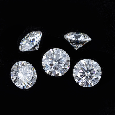 بيع بالجملة الحجارة الماسية الموسانيت المفتوحة الحجارة GRA D EF لون 1mm-8mm لصنع المجوهرات