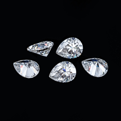 بيع بالجملة الحجارة الماسية الموسانيت المفتوحة الحجارة GRA D EF لون 1mm-8mm لصنع المجوهرات