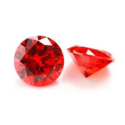 بيع بالجملة 3A ألوان CZ الأحجار الدائرية 3.0mm-9.0mm مكعب فضفاض موسانيت الماس للمجوهرات الفضية