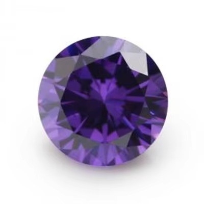 5A الجودة الأحجار الكريمة فضفاضة الألوان الزركون الماس الدائري 1.75mm 2.25mm القطع الاصطناعي 5ct لخاتم موسانيت