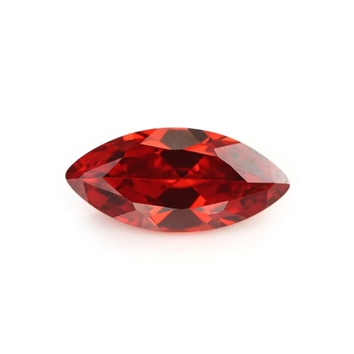 حجارة 8x4mm الشكل ماركيز CZ مثالية لصنع المجوهرات وأقراط الزفاف للرجال