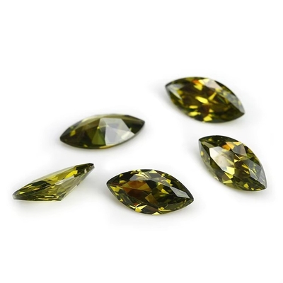 حجارة 8x4mm الشكل ماركيز CZ مثالية لصنع المجوهرات وأقراط الزفاف للرجال