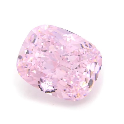 4k قطع الثلج Cz الأحجار اللون الوردي وسادة الشكل 7x6mm 10x8mm حجر كريم فضفاض Zirconia مكعبة اصطناعية