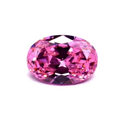 أقراط موسانيت الأحجار الكريمة الوردية بيريدوت غرانيت صفراء cz الحجارة الشكل البيضاوي 12x10mm الزركونيا الكوبية الاصطناعية للخاتم