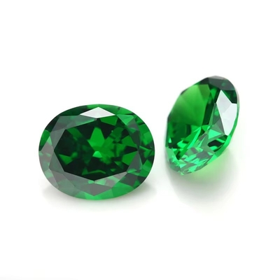 أقراط موسانيت الأحجار الكريمة الوردية بيريدوت غرانيت صفراء cz الحجارة الشكل البيضاوي 12x10mm الزركونيا الكوبية الاصطناعية للخاتم