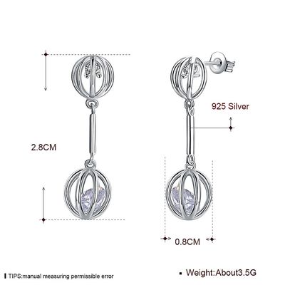 0.12 أوقية 2.8X0.8 سم أقراط الياقوت سبيكة الزركون الحجر أقراط