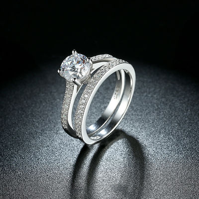 الماس المويسانتي شكل دائري 1 مم إلى 15 مم D EF GH IJ Color Forever Jewelry for Wedding